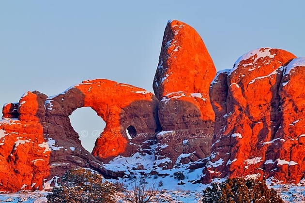 Turret Arch, Arches National Park, Utah, USA